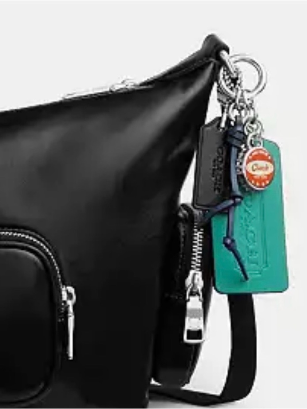 Coach Finn with Charms Calf Smooth leather NEW - Picture 7 of 8